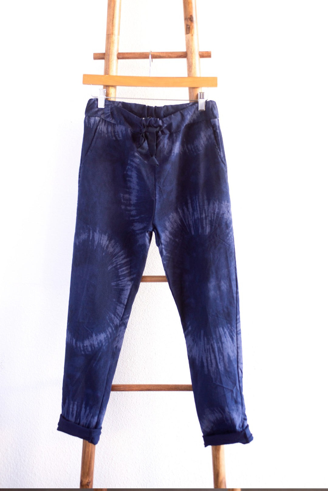 NAVY BLUE TIE DYE JOGGER - Kingfisher Road - Online Boutique