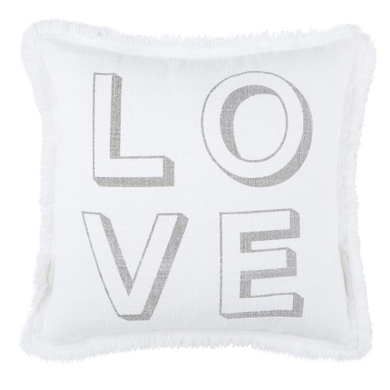 LOVE SQUARE PILLOW - Kingfisher Road - Online Boutique