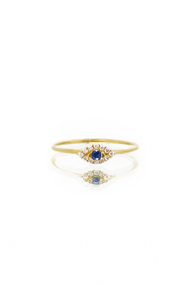 .05ct DIAMOND EVIL EYE RING - Kingfisher Road - Online Boutique