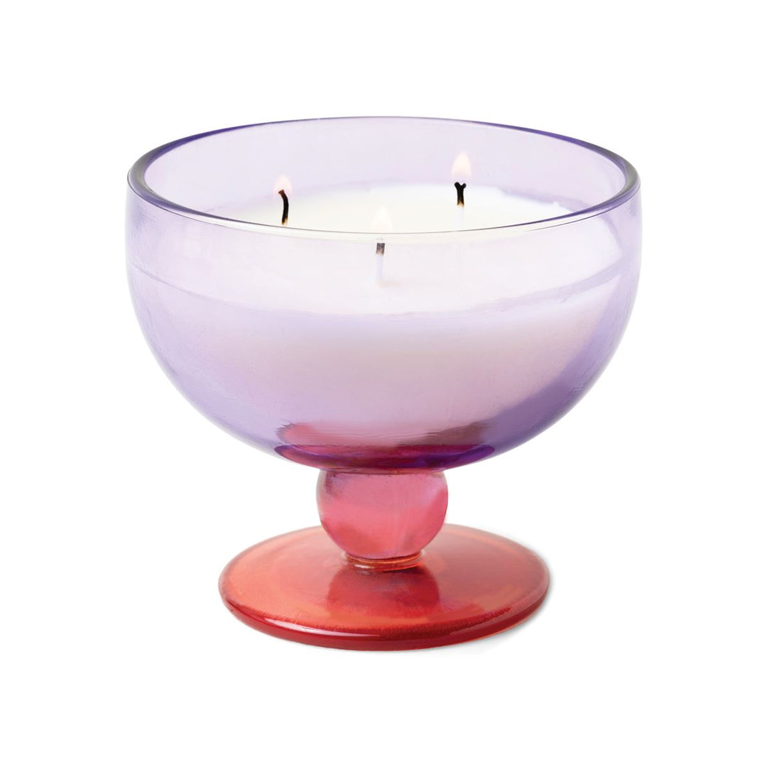 AURA PURPLE & PINK TINTED GLASS GOBLET - PEPPER & PLUM - Kingfisher Road - Online Boutique