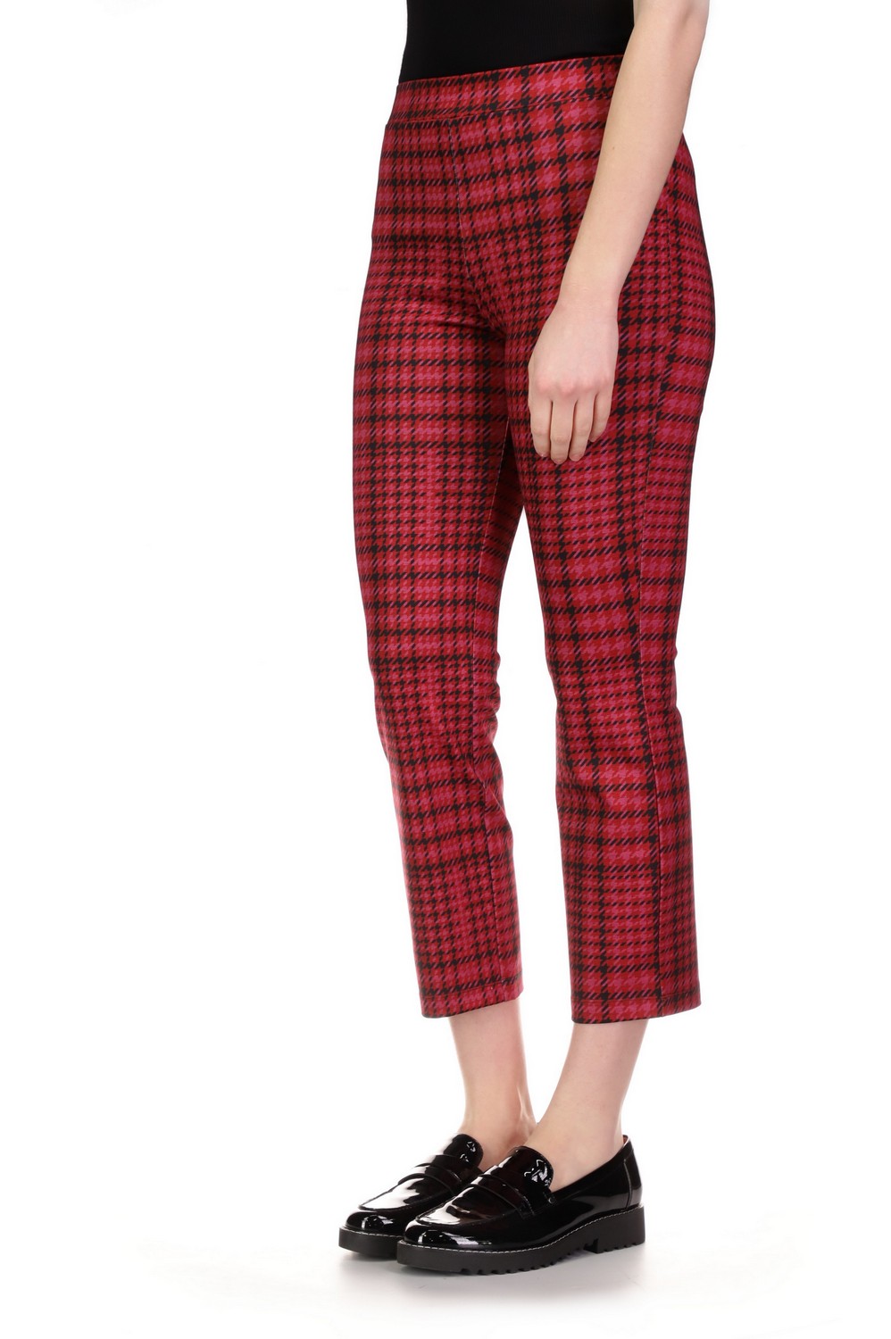 CARNABY KICK CROP - PINK GLEN PLAID - Kingfisher Road - Online Boutique