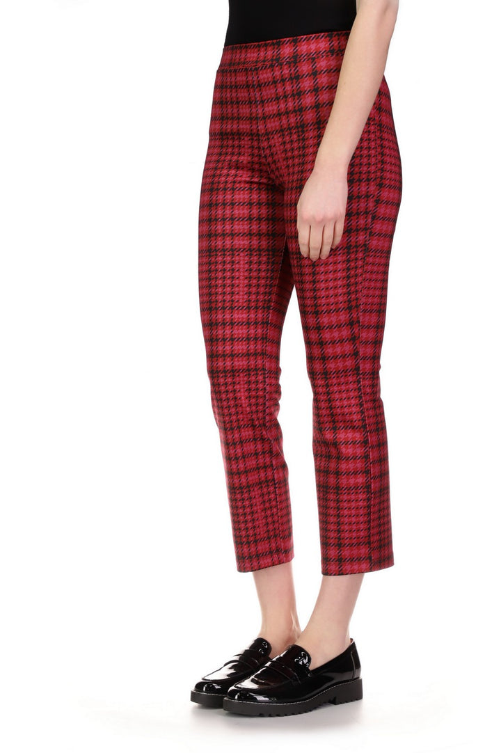 CARNABY KICK CROP - PINK GLEN PLAID - Kingfisher Road - Online Boutique