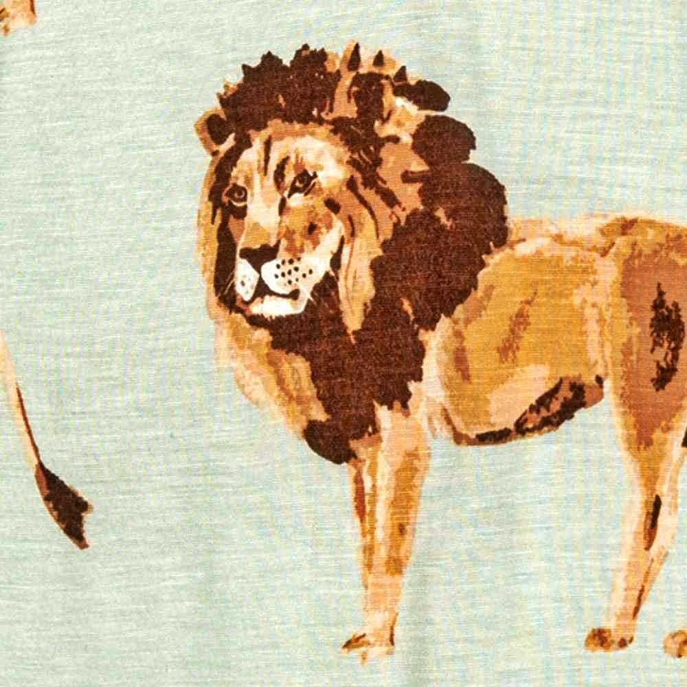 BAMBOO/COTTON LION CRIB SHEET - Kingfisher Road - Online Boutique