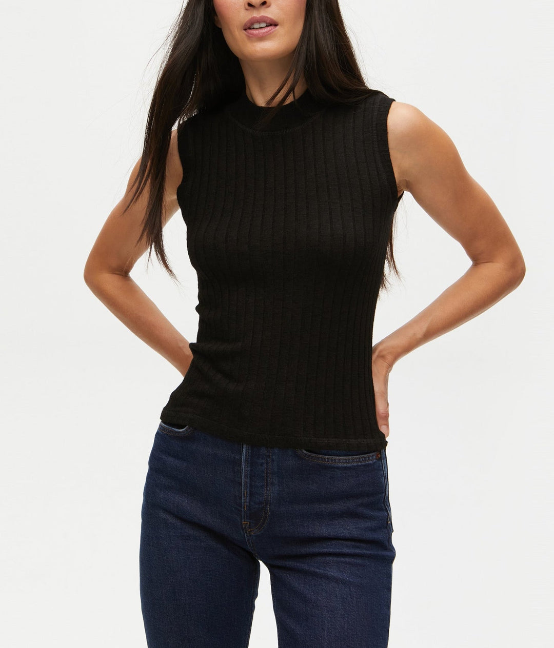 VIOLET TANK - BLACK - Kingfisher Road - Online Boutique