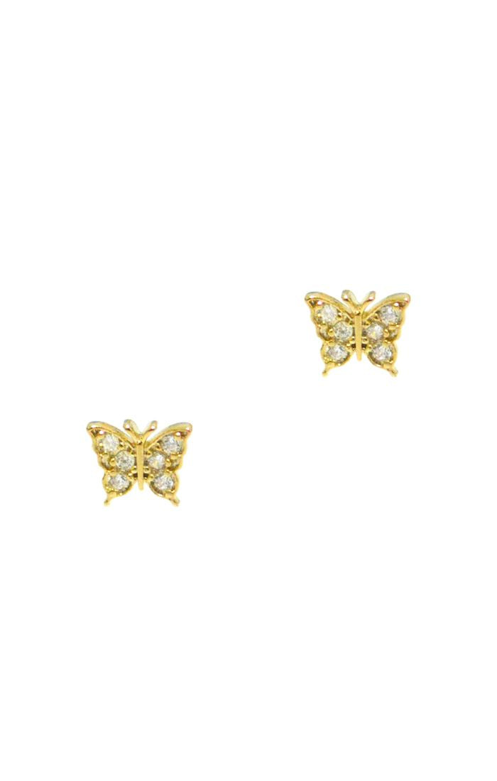 BUTTERFLY POST EARRING - Kingfisher Road - Online Boutique