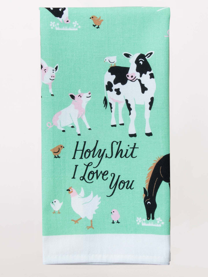 HOLY SHIT I LOVE YOU-TOWEL - Kingfisher Road - Online Boutique
