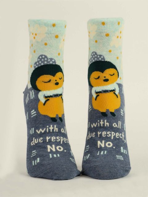 WITH ALL DUE RESPECT, NO. ANKLE  SOCKS - Kingfisher Road - Online Boutique