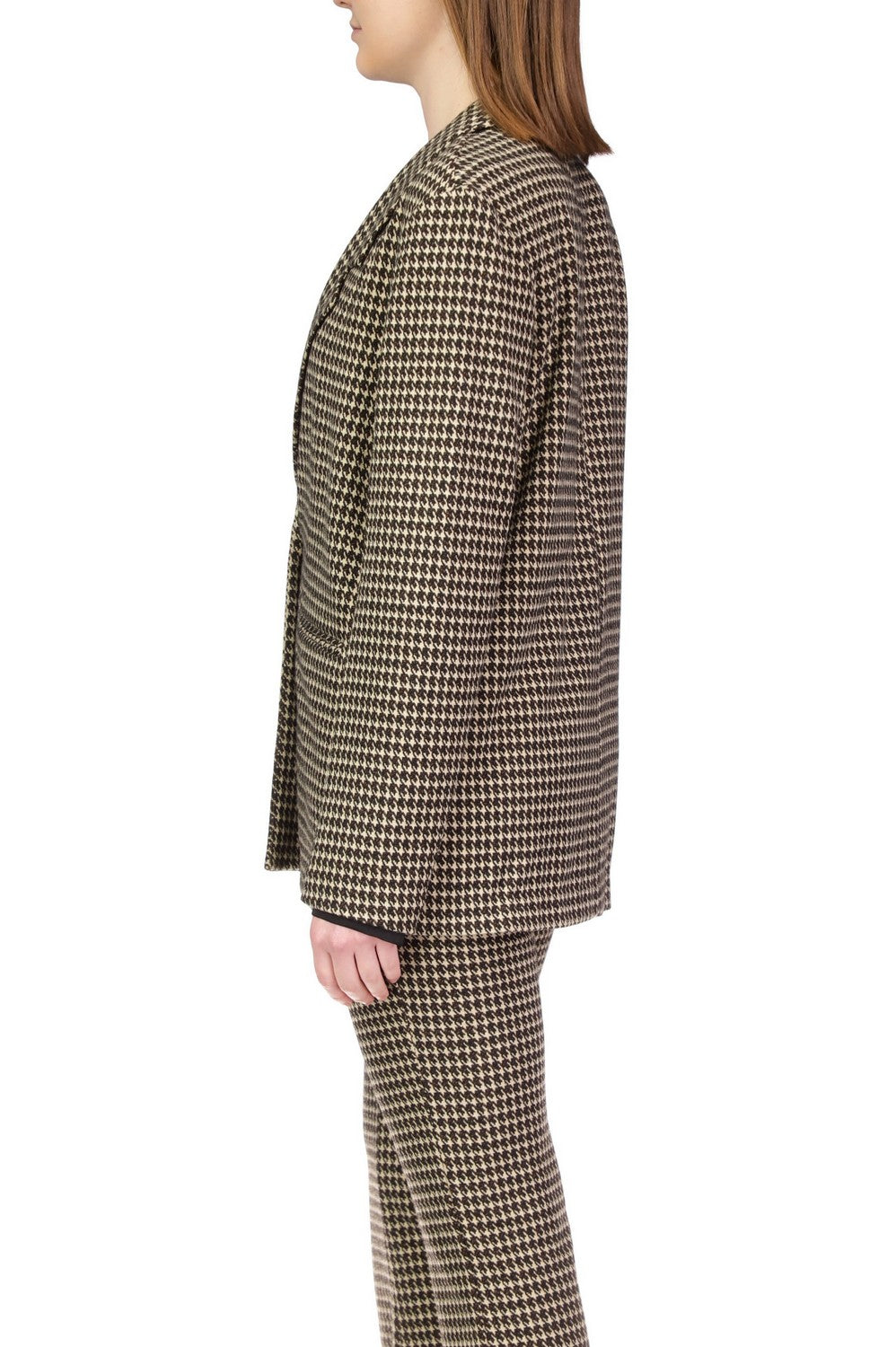 CITY BLAZER - VANILLA MINI HOUNDSTOOTH - Kingfisher Road - Online Boutique