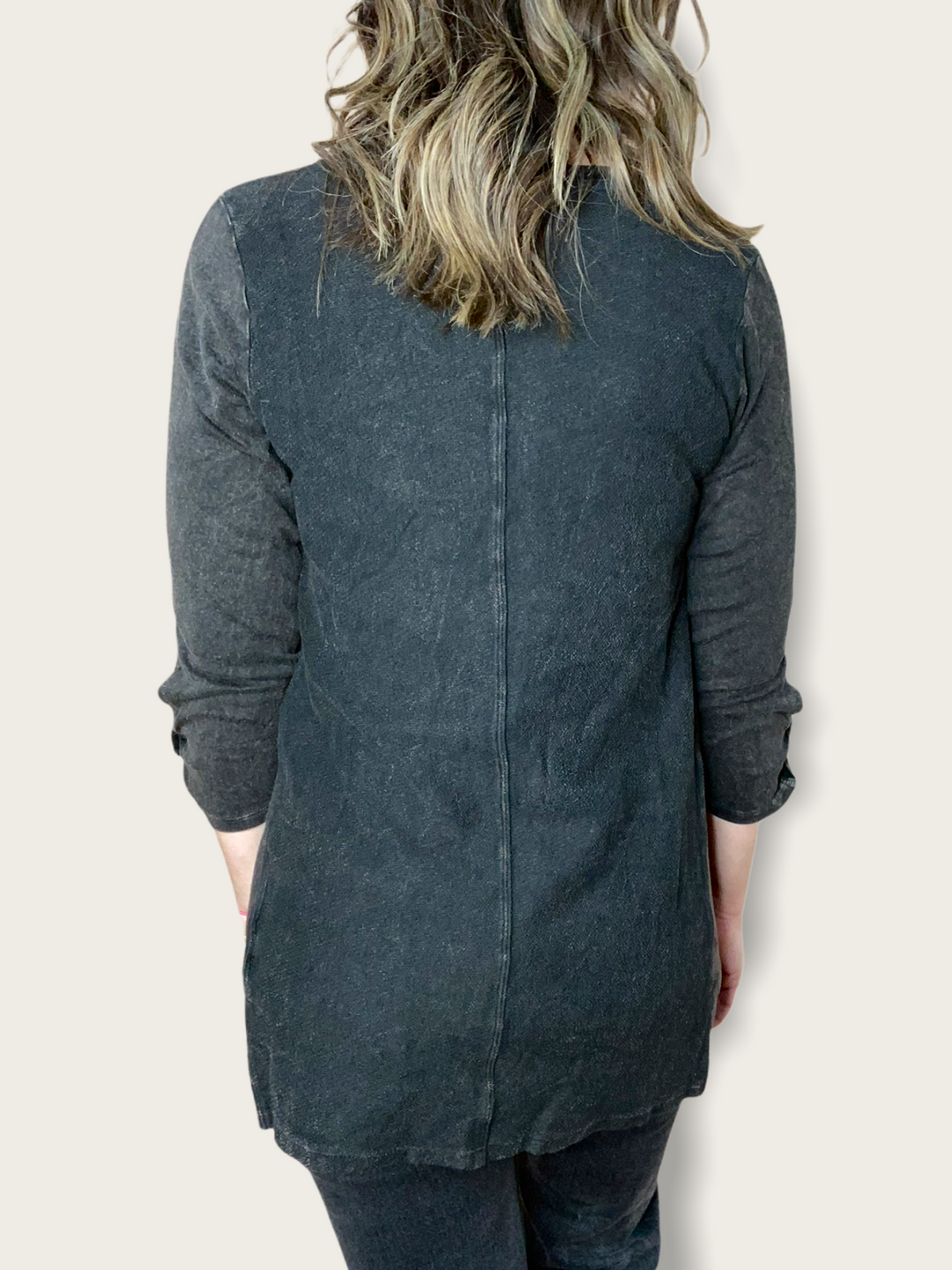 3/4 SLEEVE V-NECK TUNIC - Kingfisher Road - Online Boutique