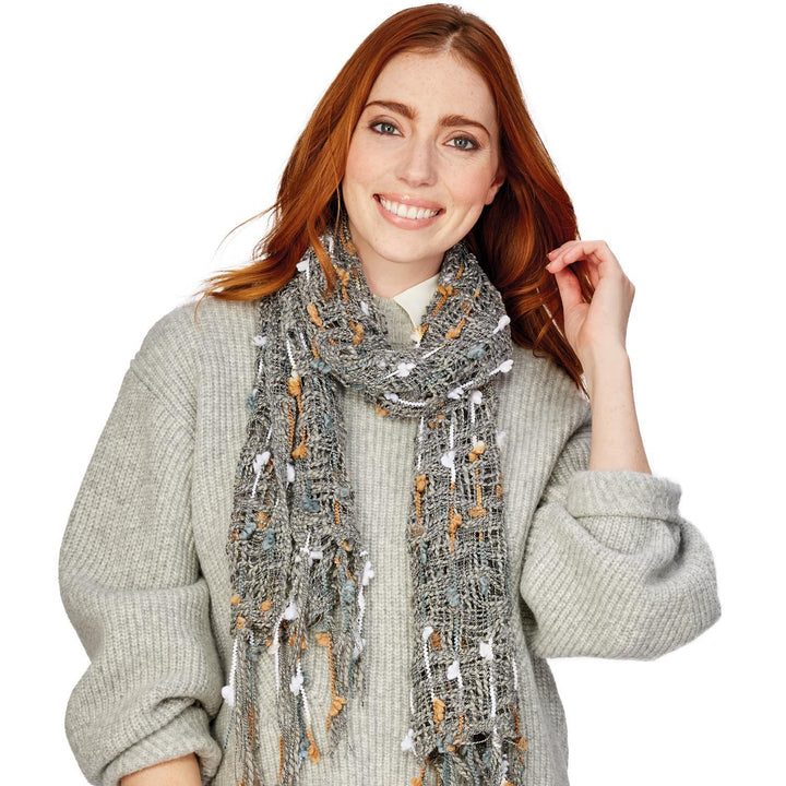 DECORATIVE YARN SCARF - Kingfisher Road - Online Boutique
