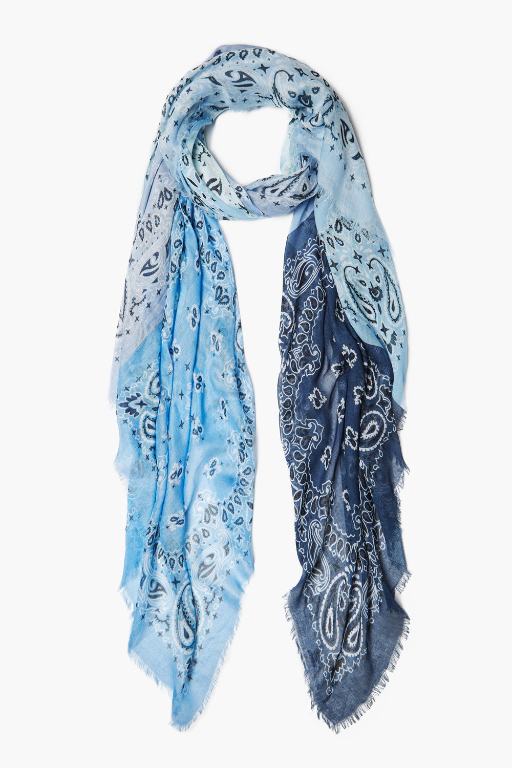 PATCHWORK BANDANA PRINT SCARF - Kingfisher Road - Online Boutique