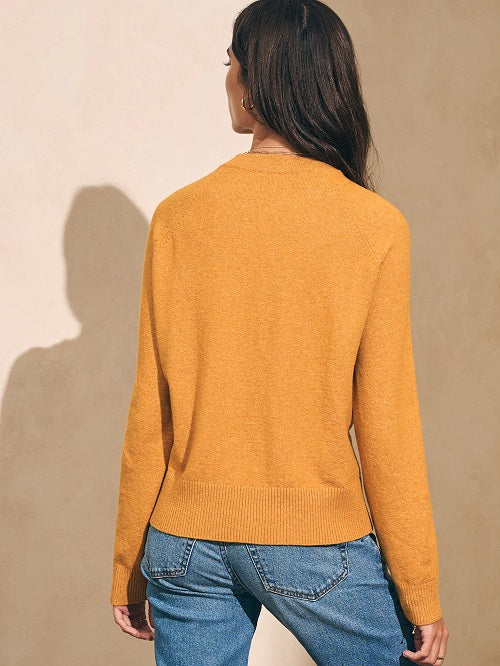 JACKSON CARDIGAN-GOLD HEATHER - Kingfisher Road - Online Boutique