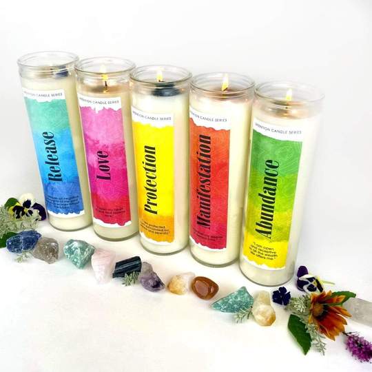 INTENTION PILLAR CANDLE - Kingfisher Road - Online Boutique