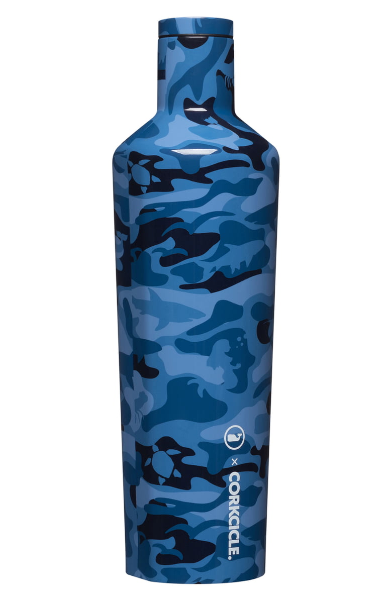 Blue Camo Canteen 25oz - Kingfisher Road - Online Boutique