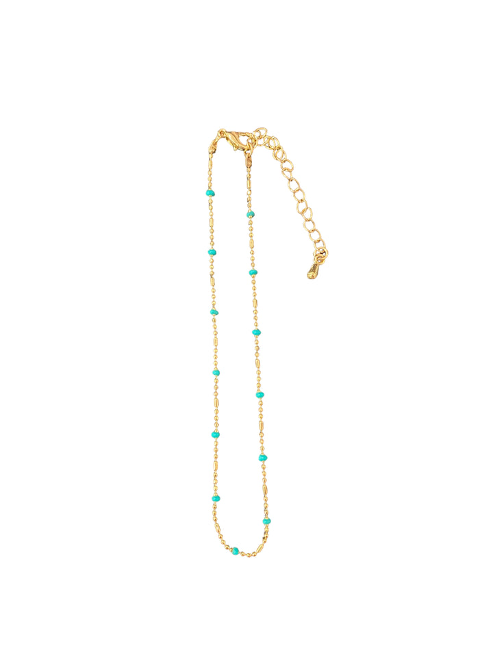 ADJUSTABLE BEADED ANKLET - Kingfisher Road - Online Boutique