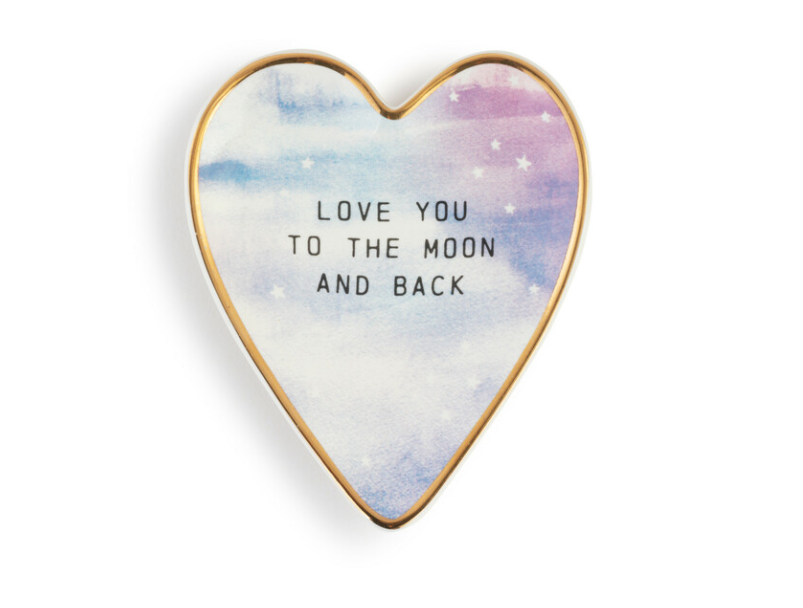 MOON & BACK ART HEART TRINKET DISH - Kingfisher Road - Online Boutique