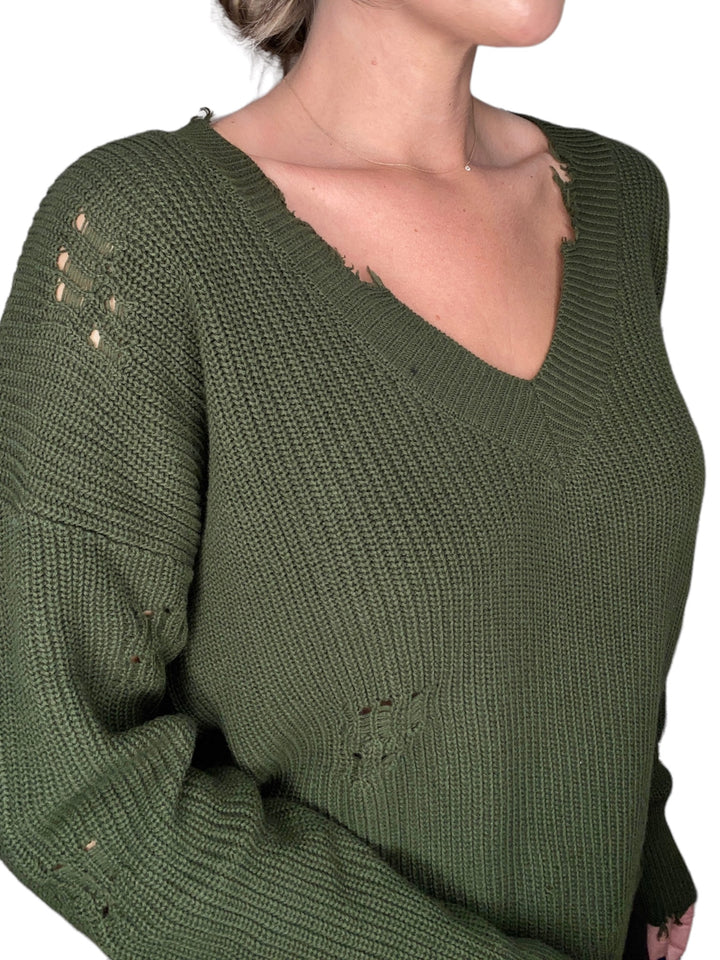 MORAY RELAXED FIT SWEATER - WET SAND - Kingfisher Road - Online Boutique