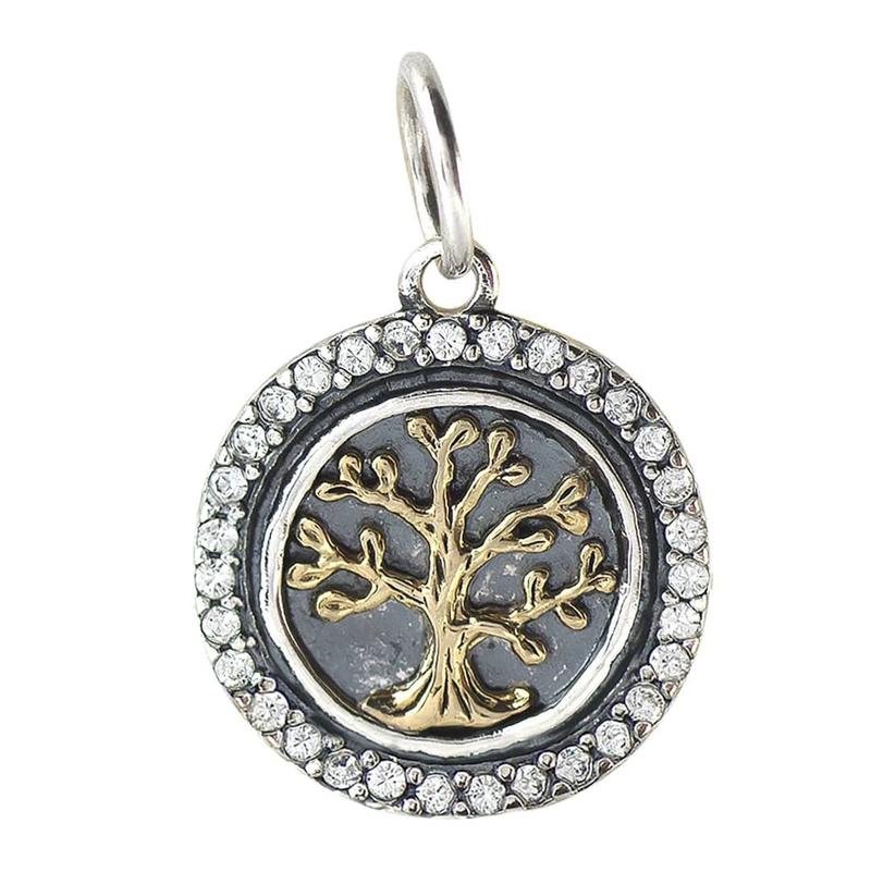 HEART'S CONTENT TREE OF LIFE CHARM - Kingfisher Road - Online Boutique