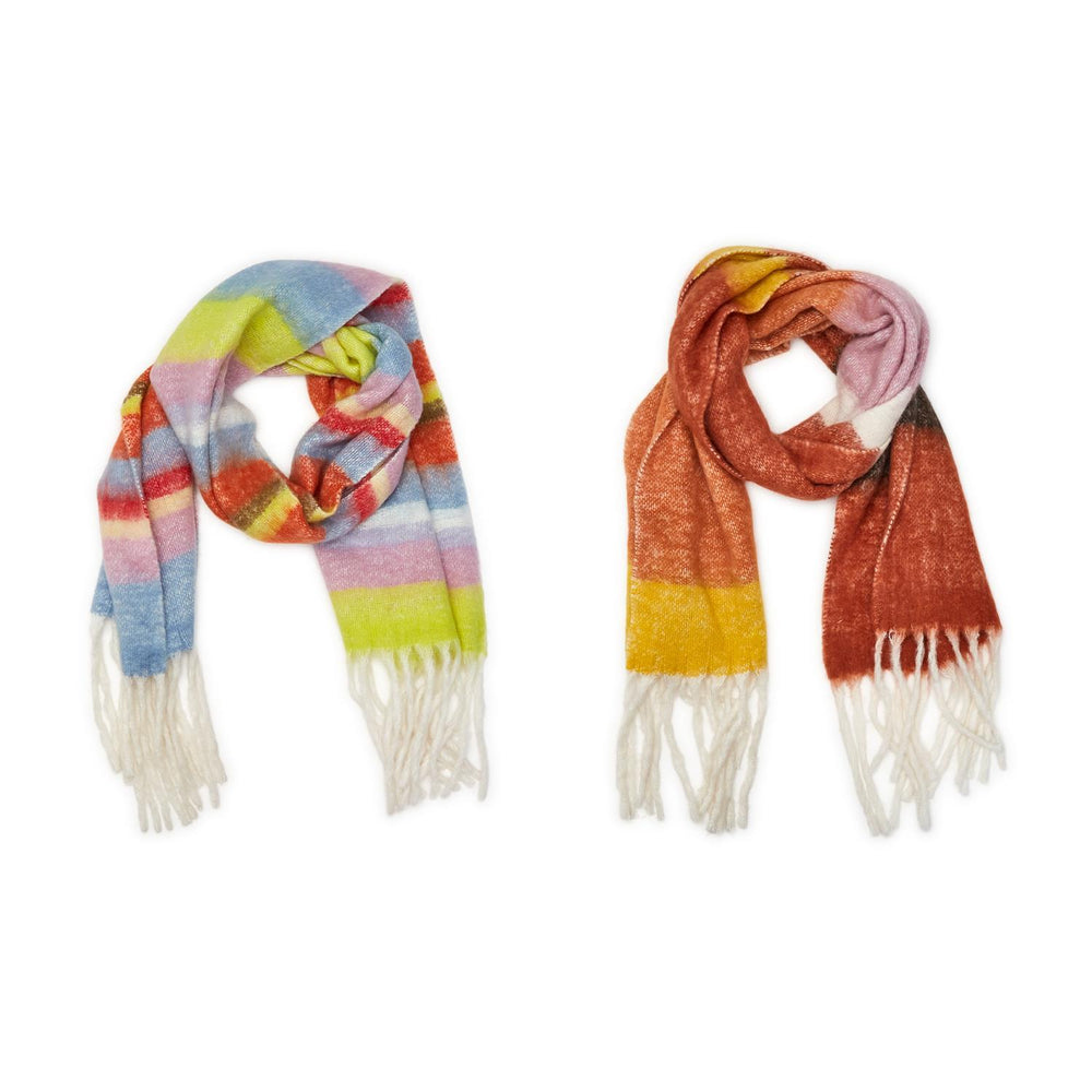 COLORFUL STRIPED SCARVES - Kingfisher Road - Online Boutique