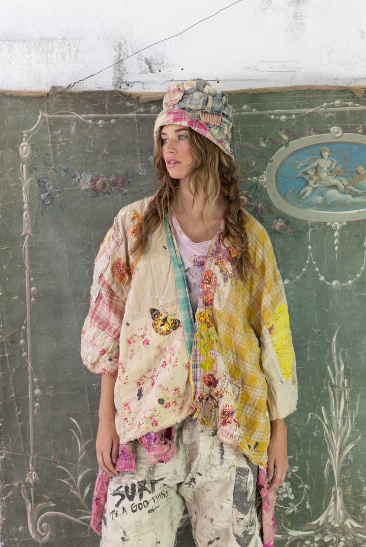 PATCHWORK BEATIX KIMONO-MADRAS APP - Kingfisher Road - Online Boutique