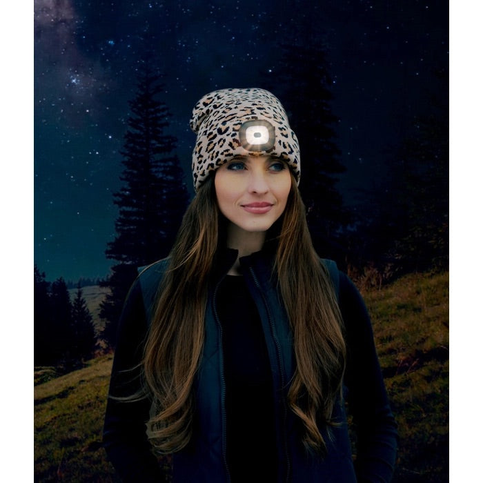 NIGHT SCOPE LED  BEANIE - BLACK - Kingfisher Road - Online Boutique