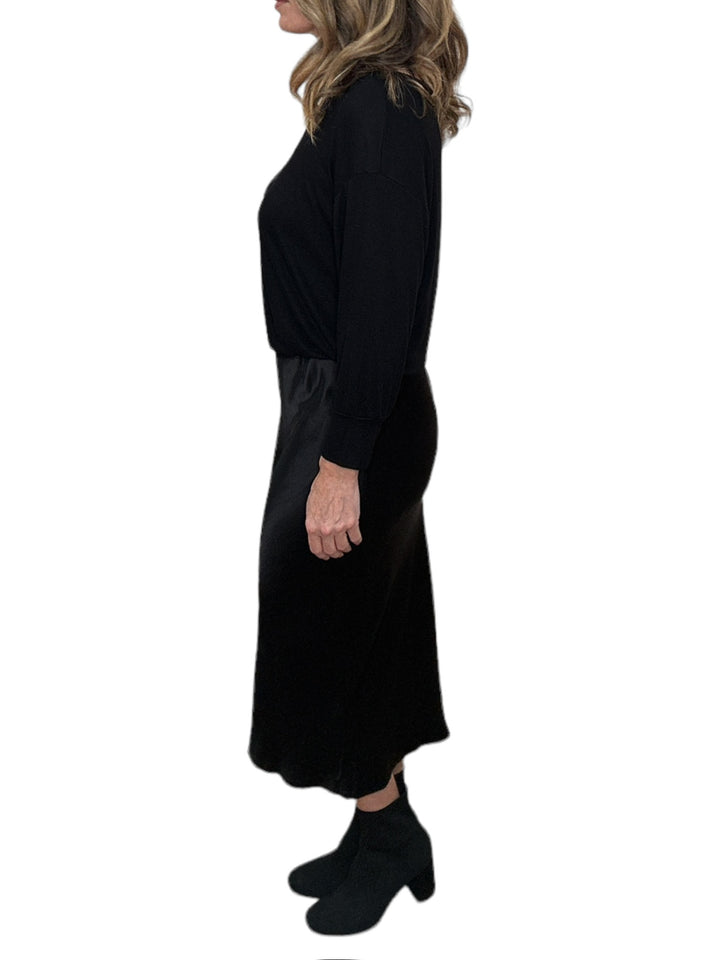 NADIA TWO-IN-ONE DRESS-BLACK - Kingfisher Road - Online Boutique