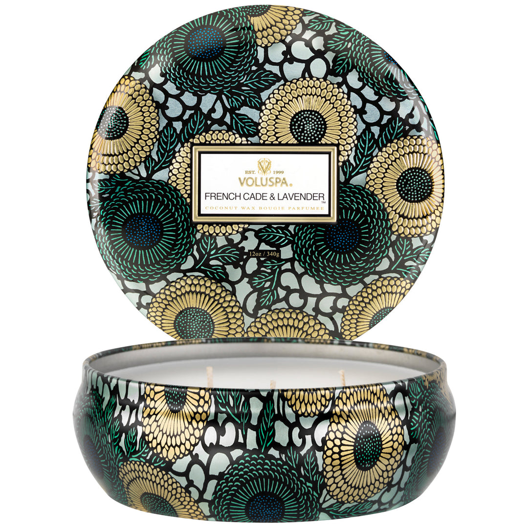 3 WICK FRENCH CADE LAVENDER - Kingfisher Road - Online Boutique