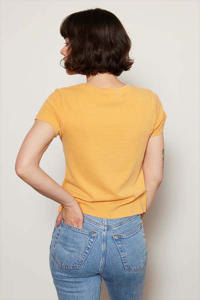 PEANUTS HAVE A GOOD ONE TEE-SUNSHINE YELLOW - Kingfisher Road - Online Boutique