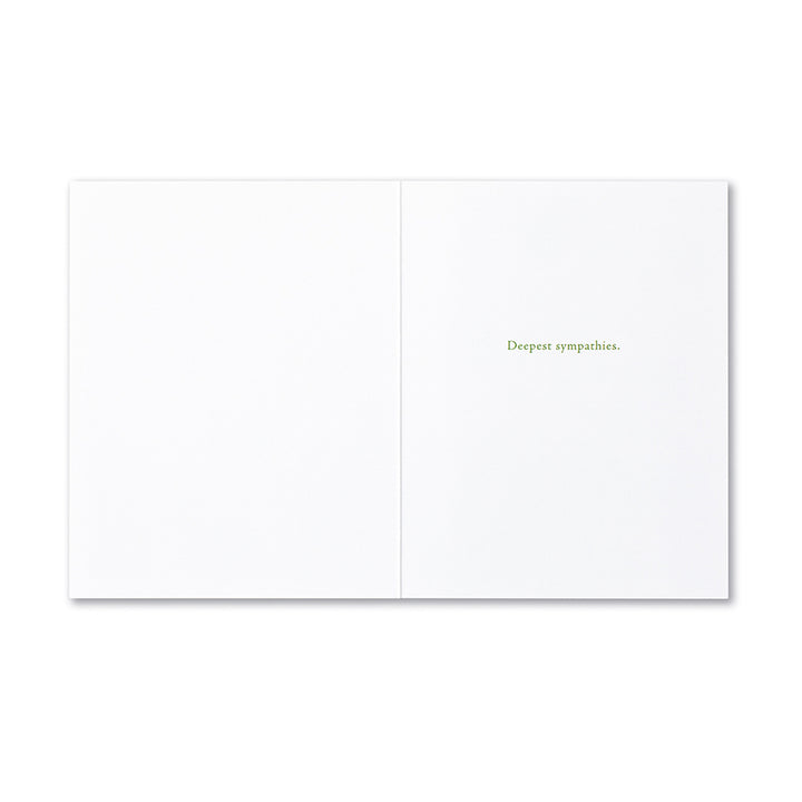 "Life starts with love..." Sympathy Card - Kingfisher Road - Online Boutique