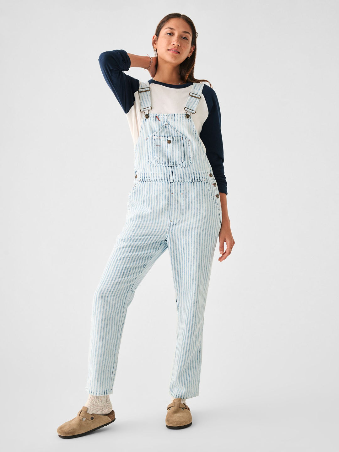 TOPSAIL OVERALL - RAILROAD STRIPE - Kingfisher Road - Online Boutique