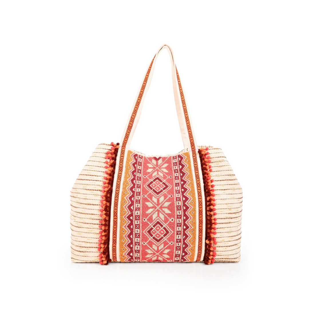 HOLIDAY TOTE-FAIR ISLE - Kingfisher Road - Online Boutique