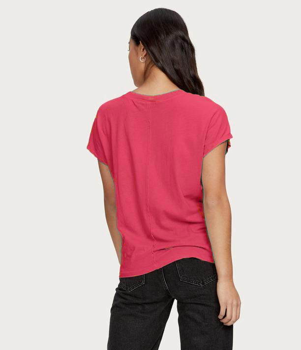 Shiloh Pocket Tee - Wildberry - Kingfisher Road - Online Boutique