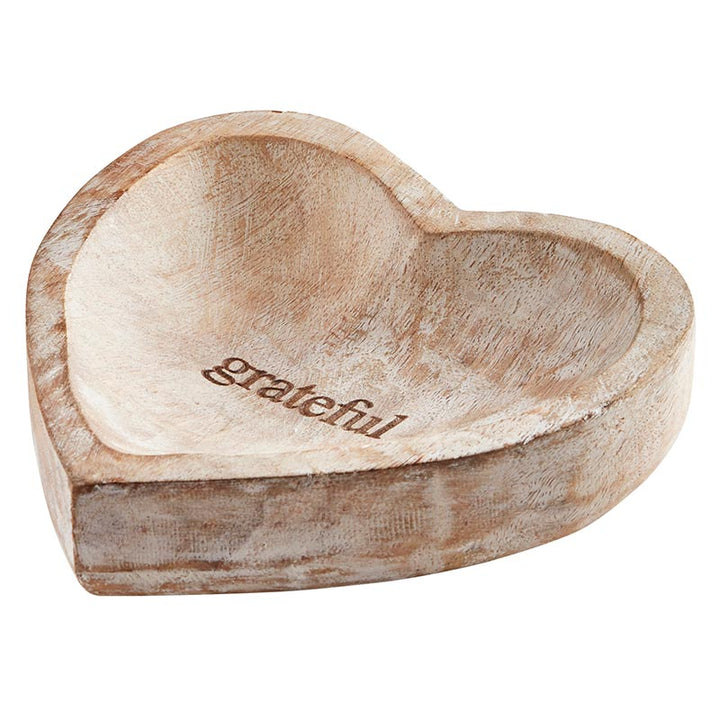 GRATEFUL WOOD HEART - Kingfisher Road - Online Boutique