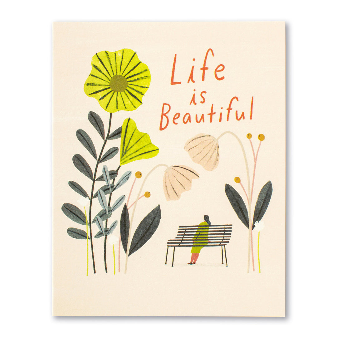 "Life Is Beautiful" Birthday Card