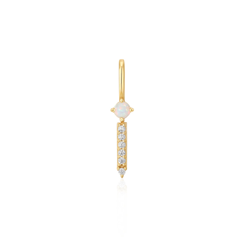 KYOTO OPAL SPARKLE BAR CHARM-GOLD - Kingfisher Road - Online Boutique