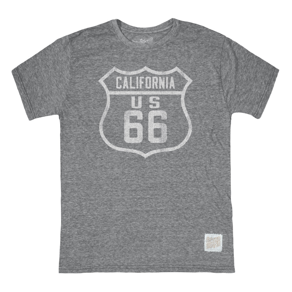 CALIFORNIA ROUTE 66 GREY TEE - Kingfisher Road - Online Boutique