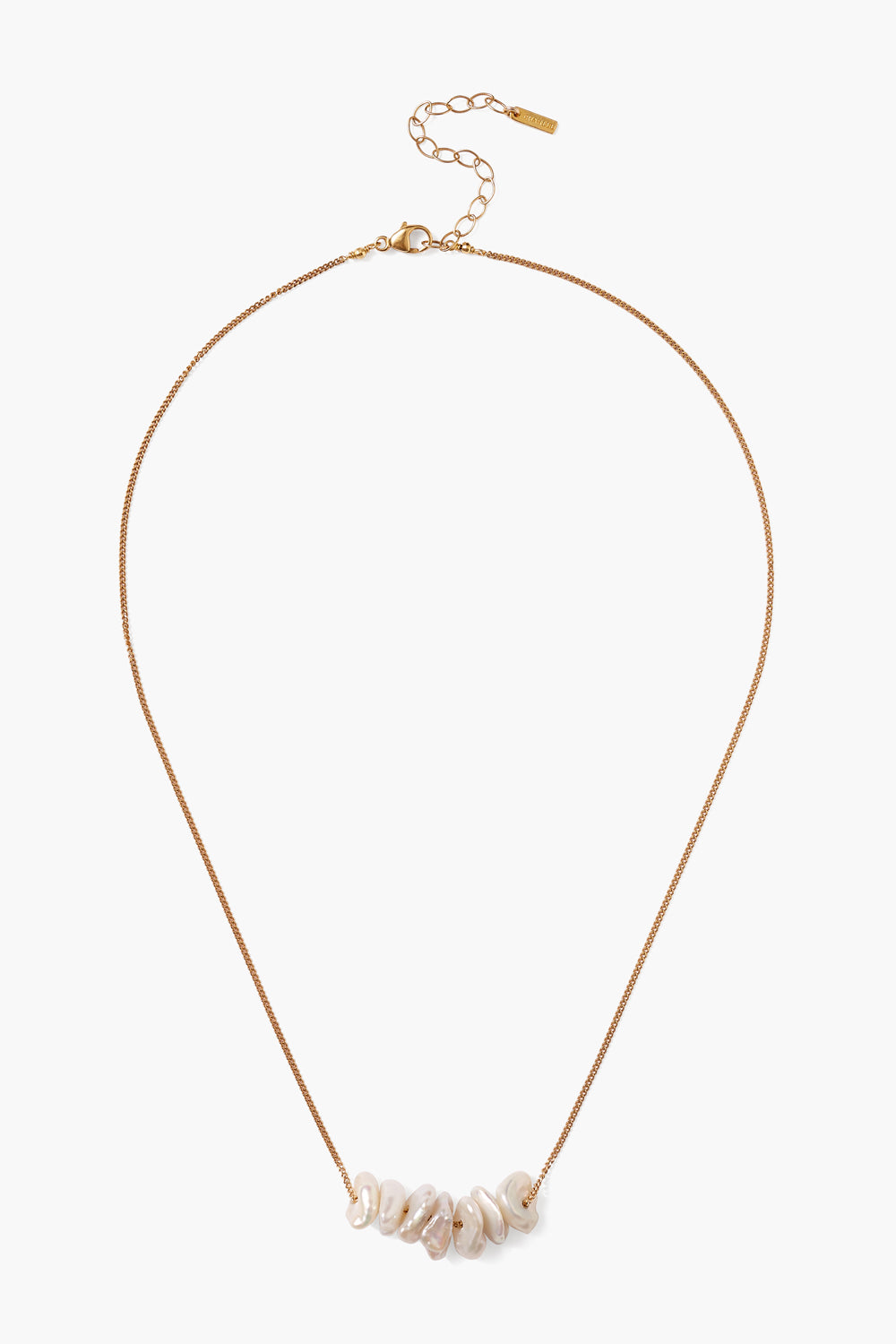 WHITE PEARL FLOATING NECKLACE - Kingfisher Road - Online Boutique