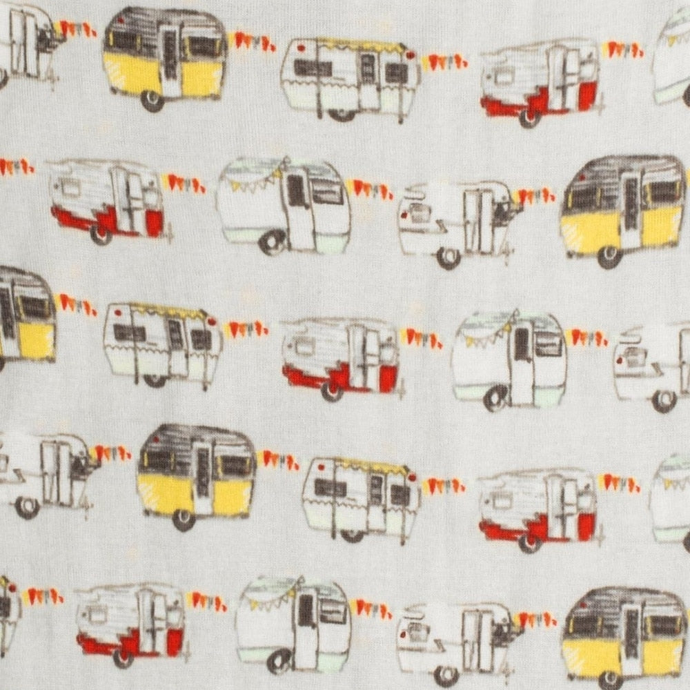 VINTAGE TRAILERS ORGANIC CRIB SHEET - Kingfisher Road - Online Boutique