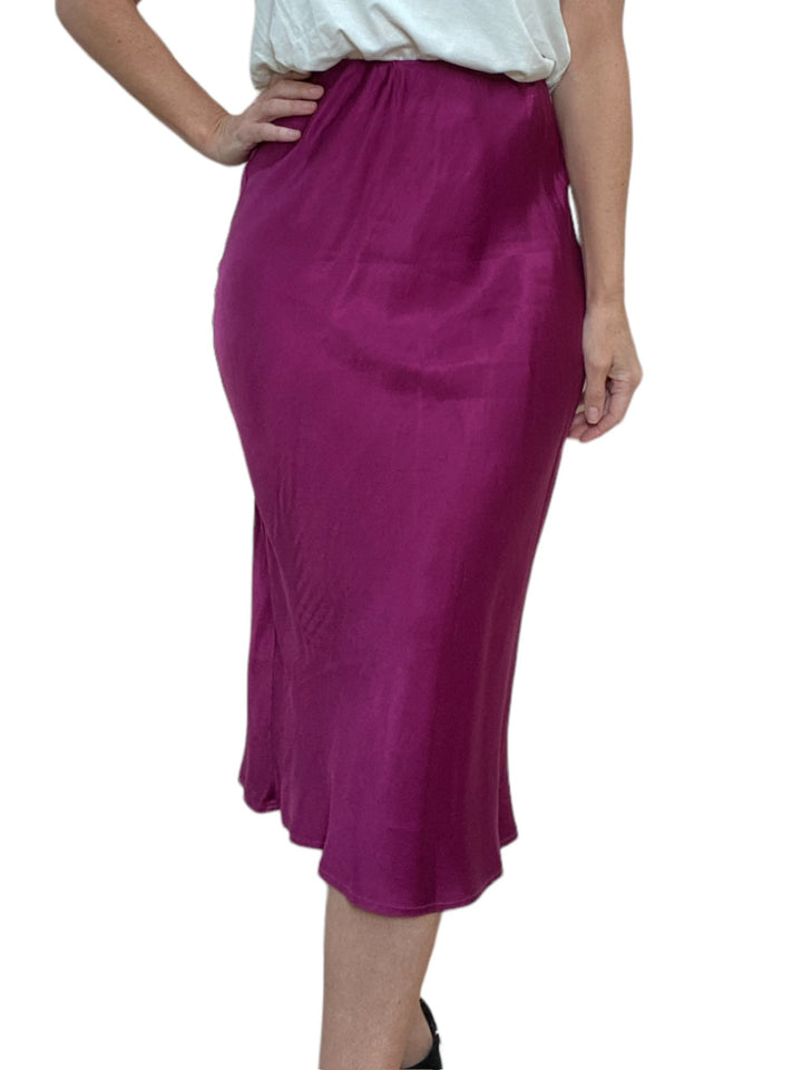 ELASTIC WAIST SKIRT-AMETHYST - Kingfisher Road - Online Boutique