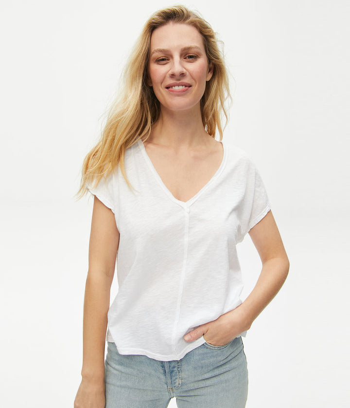 LIZZY TEE - WHITE - Kingfisher Road - Online Boutique