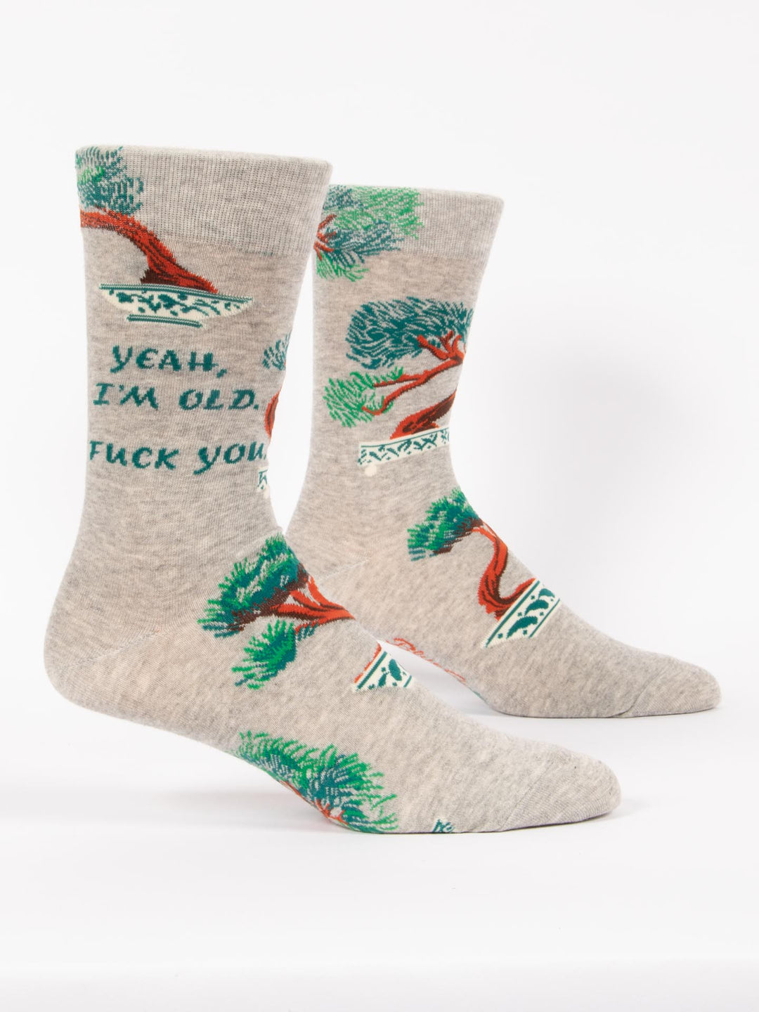 Yeah, I'm Old. Fuck You. Men's Crew Socks - Kingfisher Road - Online Boutique