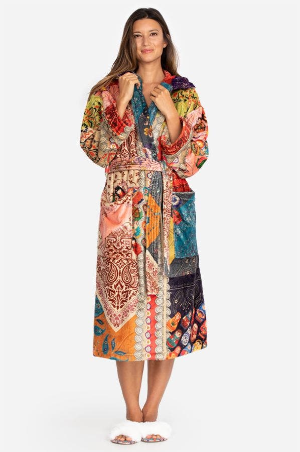 MATRYOSHKA SHERPA ROBE - Kingfisher Road - Online Boutique