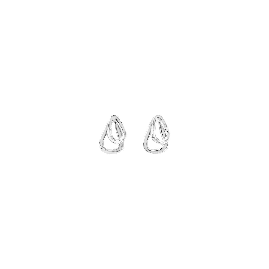 CONNECTED SILVER EARRINGS - Kingfisher Road - Online Boutique