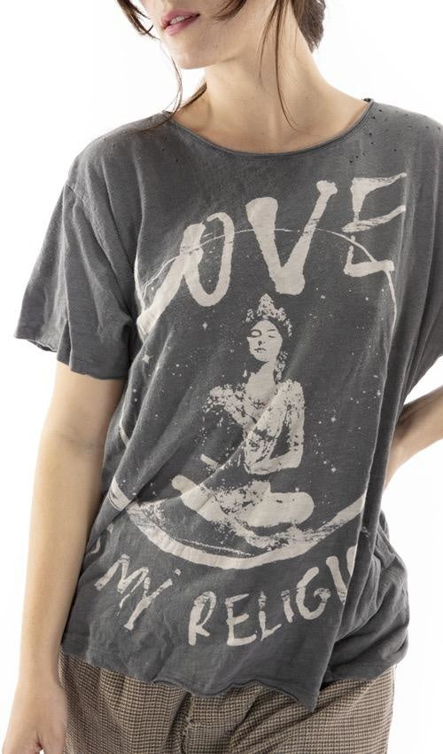 LOVE RELIGION TEE-OZZY - Kingfisher Road - Online Boutique