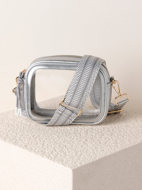 SPECTATOR CROSS-BODY-SILVER - Kingfisher Road - Online Boutique