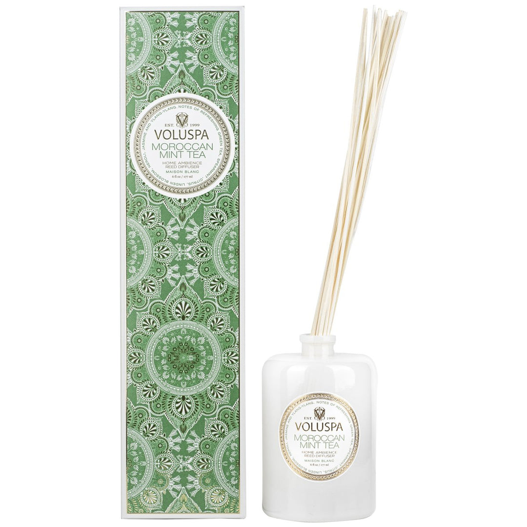 MOROCCAN MINT REED DIFFUSER - Kingfisher Road - Online Boutique