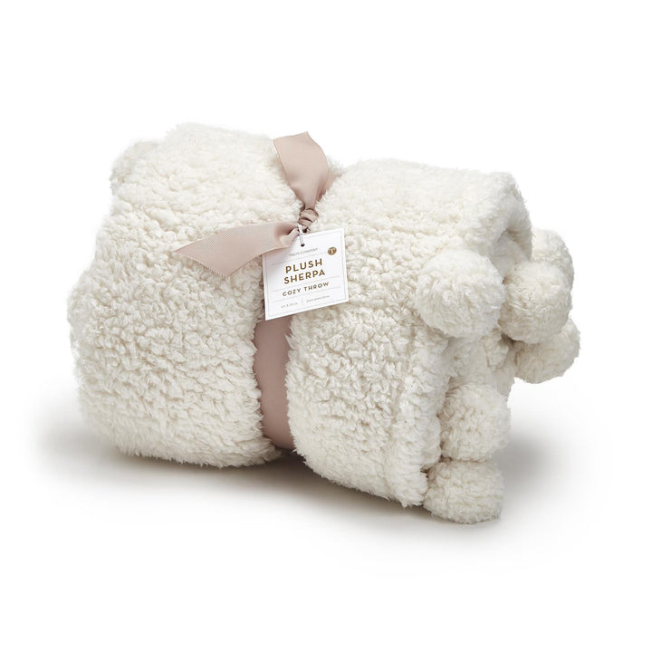 SOFT & COZY SHERPA THROW BLANKET - Kingfisher Road - Online Boutique