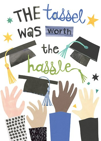 WORTH THE HASSLE GRADUATION - Kingfisher Road - Online Boutique