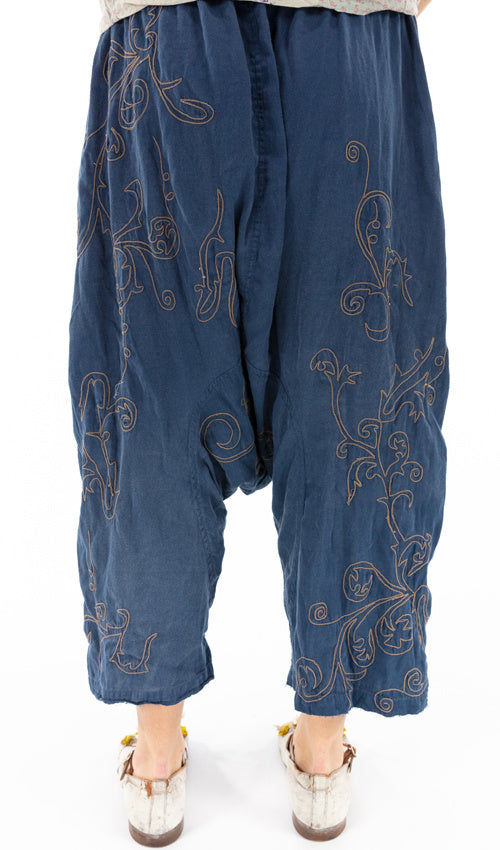 EMBROIDERED GARCON TROUSERS - Kingfisher Road - Online Boutique