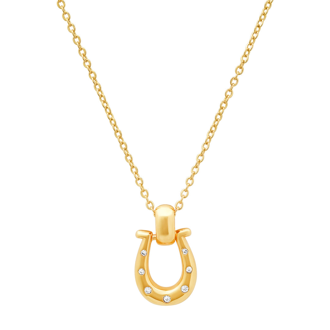 HORSESHOE NECKLACE-GOLD - Kingfisher Road - Online Boutique